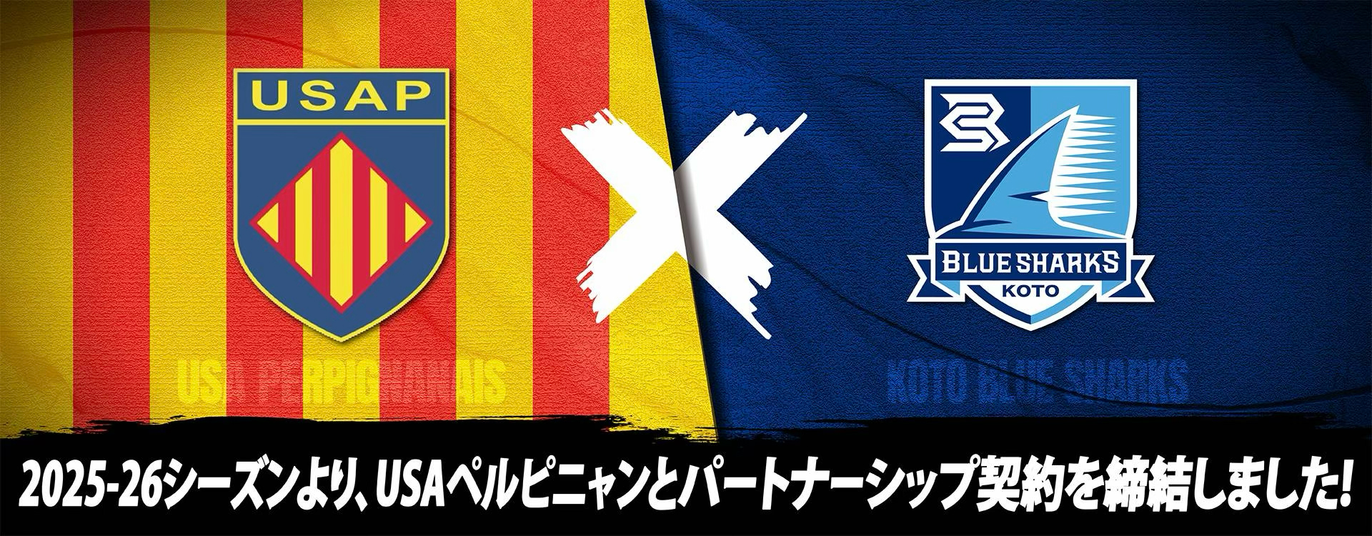 フランス・USAペルピニャンとのパートナーシップ契約締結のお知らせ